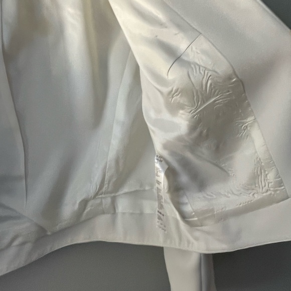 Cream cropped dress jacket blazer - Picture 4 of 5